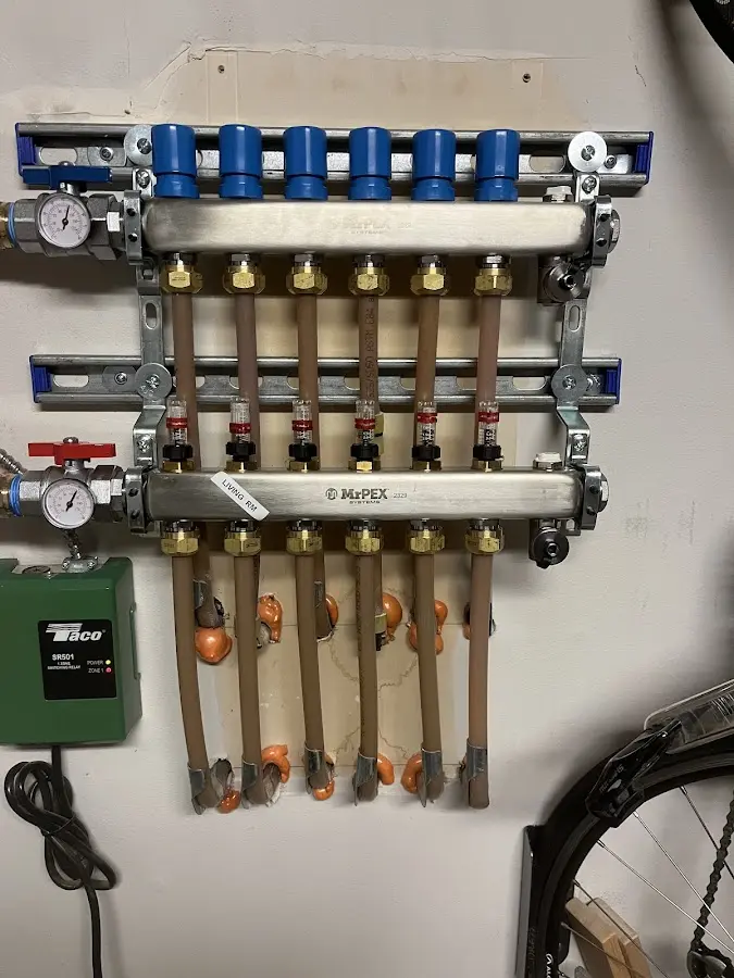 Plumber performing Leak Detection at a residential property in Council Bluffs